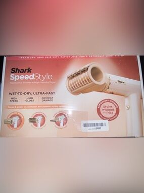 Shark SpeedStyle RapidGloss Finisher Hair Dryer - Champagne